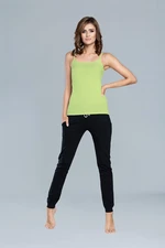 Ibiza T-shirt with narrow straps - lime