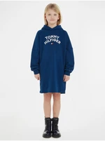 Blue Girls' Hoodie Dress Tommy Hilfiger - Girls