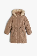 Koton Girls Beige Coat