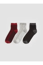 LC Waikiki Lcw Self Patterned Women's Socks 3 Pack