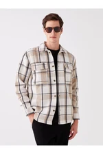 LC Waikiki Regular Fit Long Sleeve Plaid Men's Lumberjack Shirt Jacket