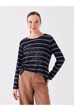 LC Waikiki Crew Neck Striped Long Sleeve Women's Blouse