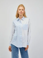 White-Blue Women's Striped Shirt GAP