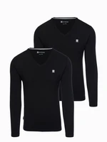 Ombre Men's V-NECK longsleeve set - mix 2