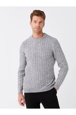 LC Waikiki Crew Neck Long Sleeve Men's Knitwear Sweater