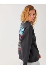 LC Waikiki Crew Neck Printed Long Sleeve Women's Sweatshirt