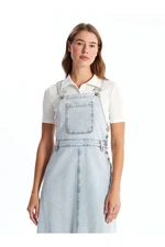 LC Waikiki Lcw Square Neck Women's Jeans Overalls