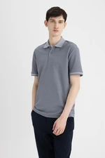 DEFACTO New Regular Fit Short Sleeve Polo Basic T-Shirt