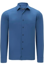 G726 DEWBERRY MENS SHIRTS-INDIGO