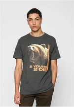 2 Young 2 Die Tee Charcoal