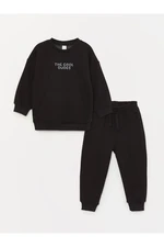 LC Waikiki Crew Neck Baby Boy Sweatshirt and Tracksuit Bottom 2-pack