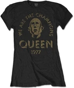 Queen Camiseta de manga corta We Are The Champions Womens Black 2XL