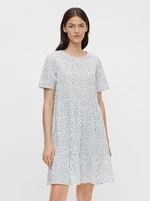 White Floral Loose Dress Pieces Trine - Women's