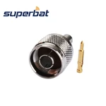 Superbat N Crimp Male Nickelplated RF Coaxial Connector for Cable LMR240