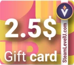 SteamLevelU 2,5 USD Gift Card