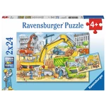 Ravensburger Puzzle Tvrdá práce 2 x 24 dílků