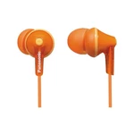 Slúchadlá Panasonic RP-HJE125E-D (RP-HJE125E-D) oranžová slúchadlá do uší • ergonomický dizajn Ergo Fit • dynamický basový zvuk • pasívne tlmenie okol