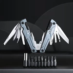 NEXTOOL 15 In 1 Stainless Steel Multifunction Pliers With 15 PCS Screw Driver Heads Multifunctional Portable EDC Folding