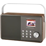 Albrecht DR 855 DAB+/UKW/Bluetooth stolný rádio DAB+, FM DAB+, UKW   strieborná, drevo