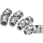 Hazet  880G-E/4 Torx sada vložiek kĺbového zástrčného kľúča     4-dielna 3/8" (10 mm)