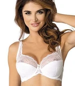 Scarlet / B3 Semi-Reinforced Bra - White