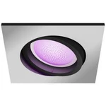 LED stropní reflektory Philips Lighting Hue Hue White & Col. Amb. Centura Einbauspot eckig aluminium 350lm, GU10, 5.7 W, N/A