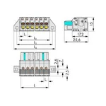 Zásuvkový konektor na kabel WAGO 2721-102/031-000, 25.60 mm, pólů 2, rozteč 5 mm, 100 ks