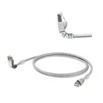 Síťový kabel RJ45 Weidmüller 1248280100, CAT 6A, S/FTP, 10.00 m, šedá