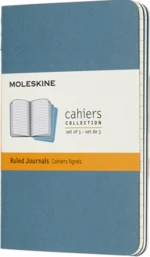 Moleskine: Sešity 3 ks linkované modré S