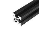 Machifit Black 2020 V-Slot Aluminum Profile Extrusion Frame 100-1000mm for CNC Laser Engraving Machine