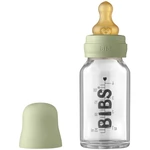 BIBS Baby Glass Bottle 110 ml dojčenská fľaša Sage 110 ml