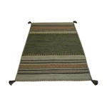 Zelený bavlnený koberec Webtappeti Antique Kilim, 120 x 180 cm