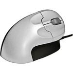 BakkerElkhuizen GripMouse ergonomická myš USB optická striebornočierná 3 null 1200 dpi extra veľké tlačidlá