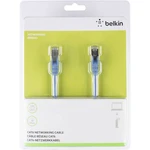 Belkin A3L981BT15MBLHS RJ45 sieťové káble, prepojovacie káble CAT 6 S/FTP 15.00 m modrá s ochranou 1 ks