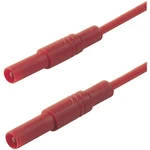 4 mm safety test lead, 2x straight plugs, 2,5 mm², 100 cm