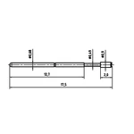 PTR 1007-C-0.7N-AU-0.9C presný testovací hrot