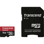 Transcend Premium pamäťová karta micro SDHC 16 GB Class 10, UHS-I vr. SD adaptéru