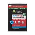 Garnier SkinActive Pure Active Charcoal Bar 100 g čistiace mydlo pre ženy na mastnú pleť; na problematickú pleť s akné