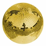 Eurolite 50120035  Disco guľa  so zlatým povrchom 30 cm