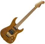 Jackson USA Phil Collen PC1 Satin Flame MN Transparent Amber Chitară electrică