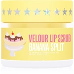 Jeffree Star Cosmetics Banana Fetish Velour Lip Scrub cukrový peeling na rty Banana Split 30 g