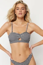 Bikini top Trendyol TBESS22BU0068/Black White