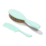 BabyOno Hair Brush kartáč na vlasy pro děti Mint 2 ks