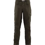 Kalhoty Fjällräven Kaipak Trousers - Dark Olive Velikost: C54