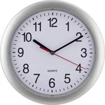 Quartz nástěnné hodiny EUROTIME 22222, vnější Ø 25 cm, stříbrná