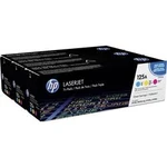 HP toner 125A CF373AM originál azurová, purppurová, žlutá