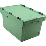 Univerzální box s odklápěcím víkem Profi Plus CrocoLid 40/32 Allit ProfiPlus CrocoLid 40/32 456664, (š x v x h) 600 x 349 x 400 mm, zelená