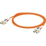 Optické vlákno kabel Weidmüller 8813310000 [1x zástrčka SC - 1x zástrčka SC], 2.00 m, oranžová