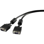 Kabel pro VGA Renkforce [1x VGA zástrčka - 1x VGA zástrčka], 0.50 m, černá