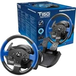 Volant Thrustmaster T150 RS Force Feedback USB 2.0 PlayStation 3, PlayStation 4, PC černá, modrá vč. pedálů